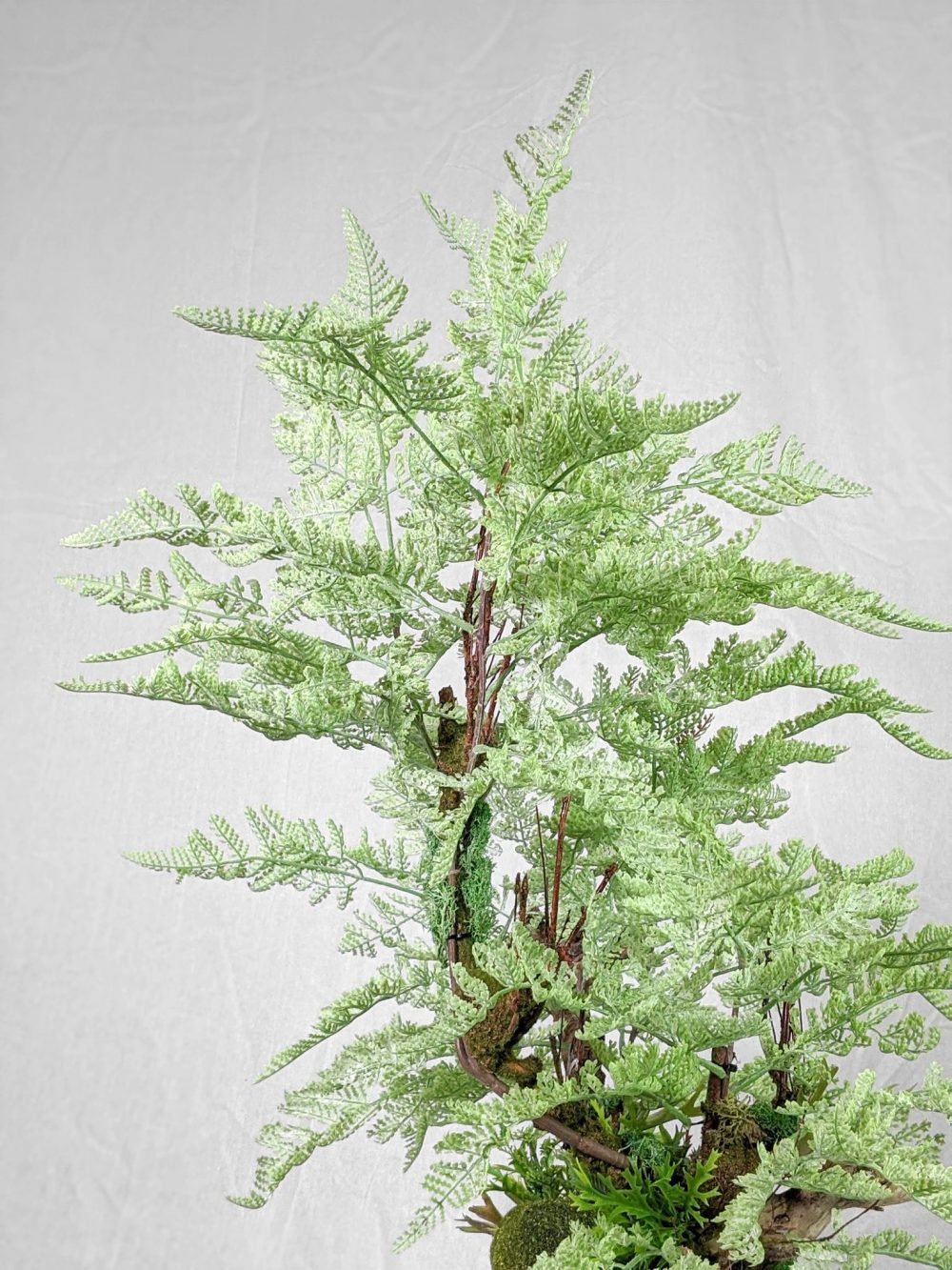 Artificial fern arrangement with glass vase TR 1 Daco Marketing